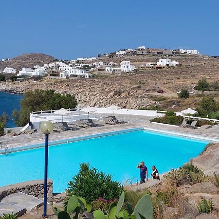 Вилла Mykonian House With Shared Pool Орнос Экстерьер фото