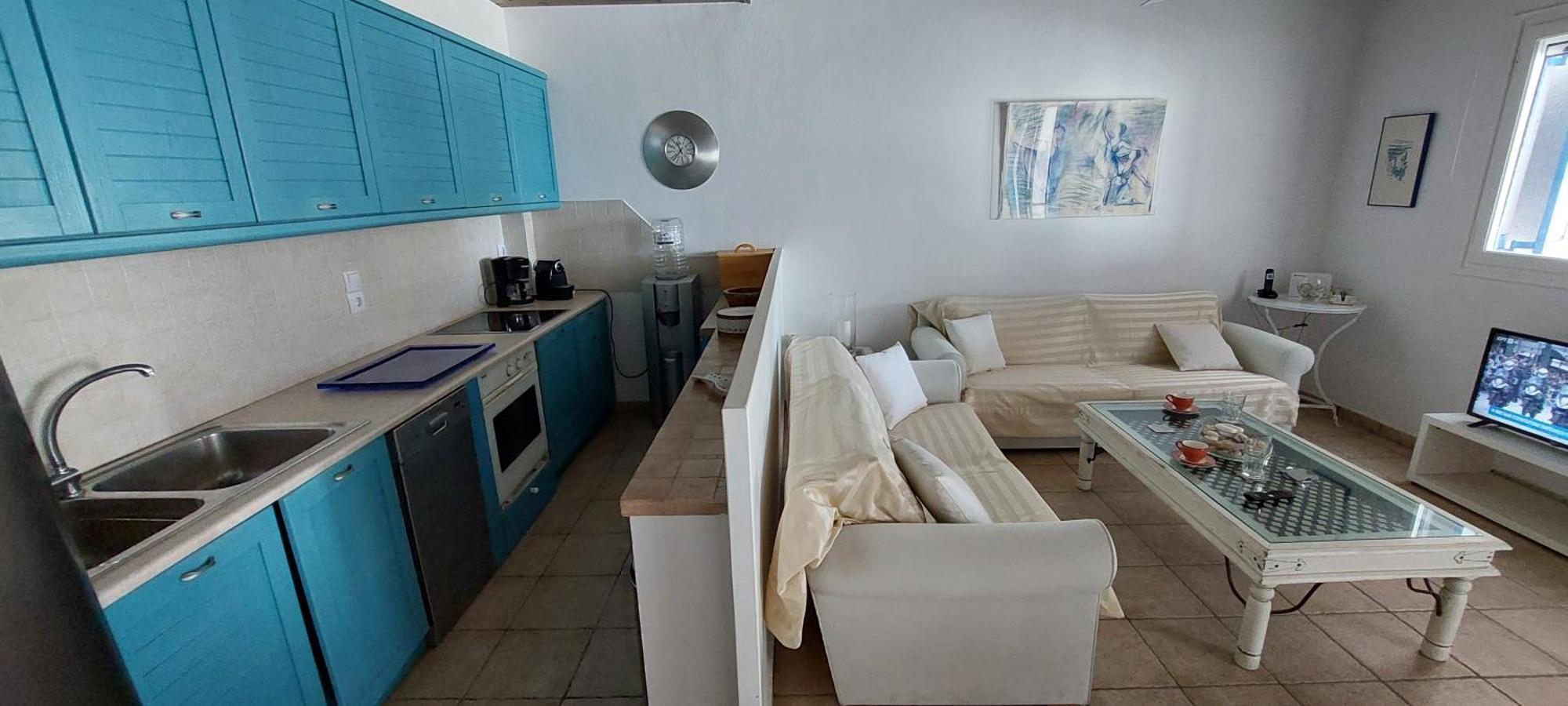 Вилла Mykonian House With Shared Pool Орнос Экстерьер фото