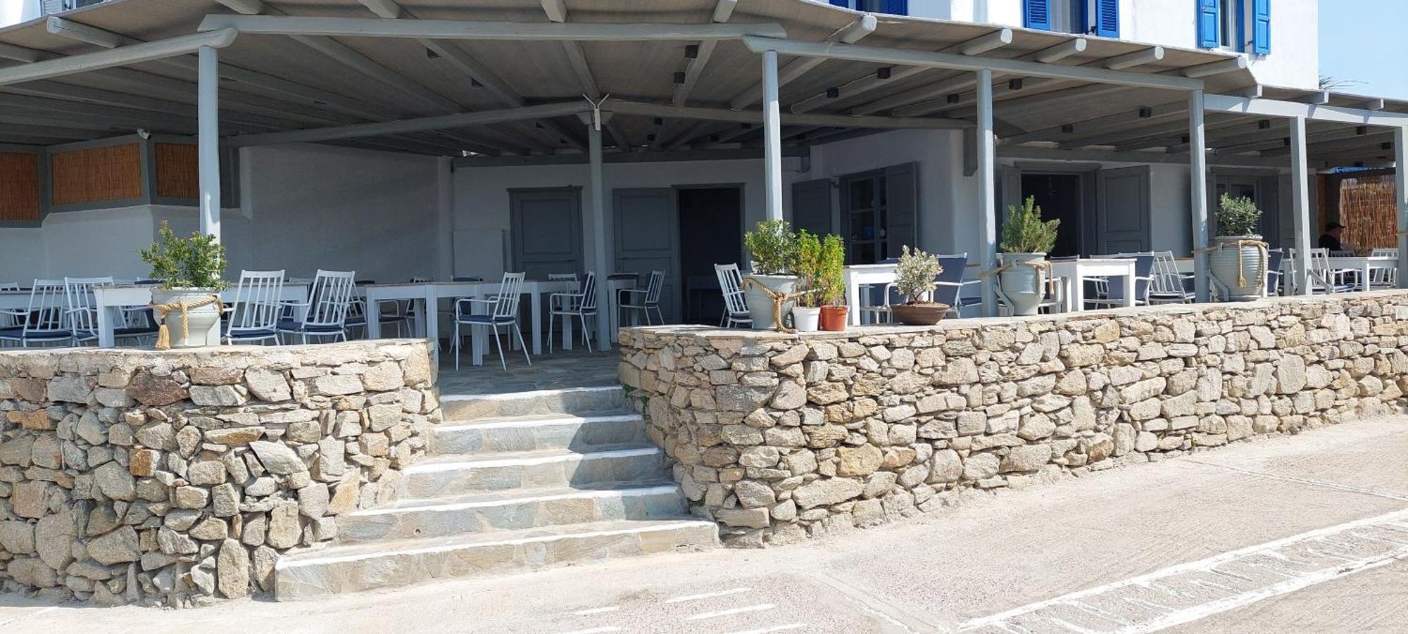 Вилла Mykonian House With Shared Pool Орнос Экстерьер фото